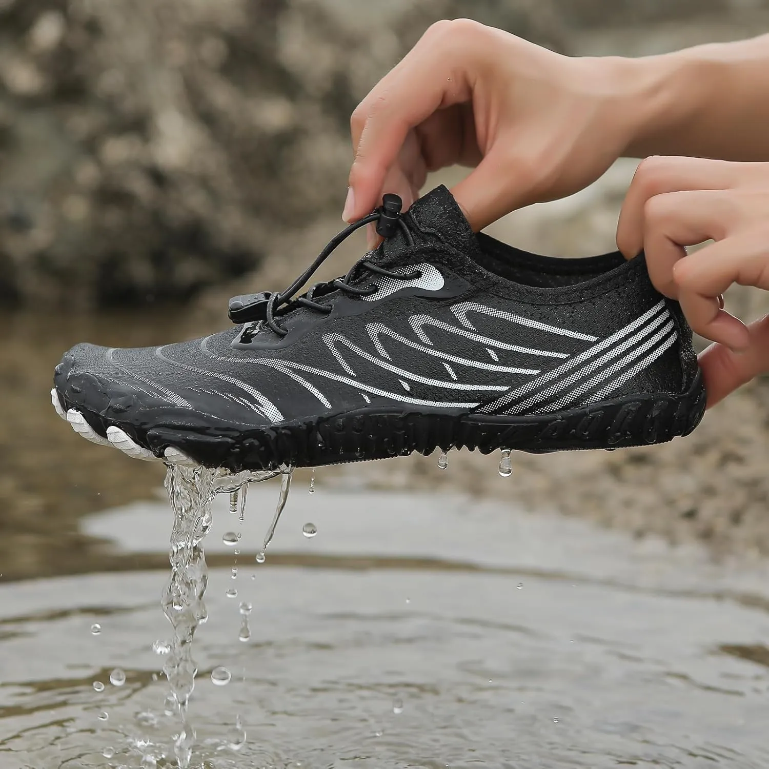 Hike Barefoot Shoes Footwear Women Men Pro Barefoot Shoes Wide Toe Box Athletic Hiking Shoes, Breathable Non-Slip Quick Dry Trail Running Shoes