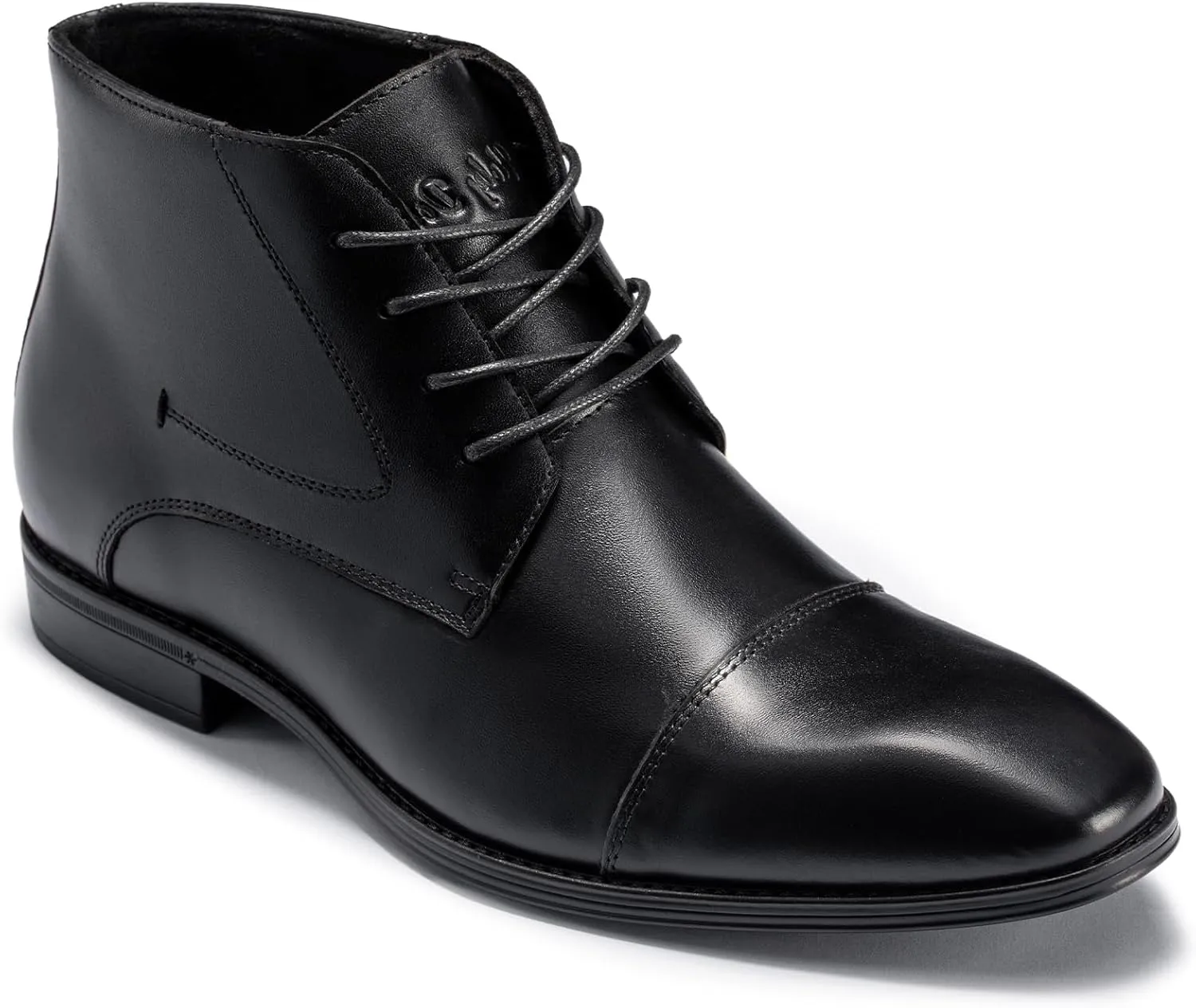 Holy dove Mens Dress Boots,Premium Leather Oxford Chukka, Waterproof Non-Slip Business Boots for Men??