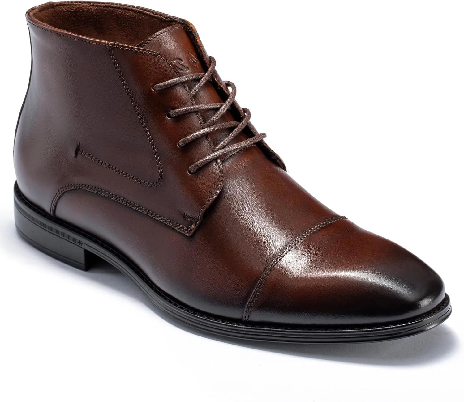 Holy dove Mens Dress Boots,Premium Leather Oxford Chukka, Waterproof Non-Slip Business Boots for Men??