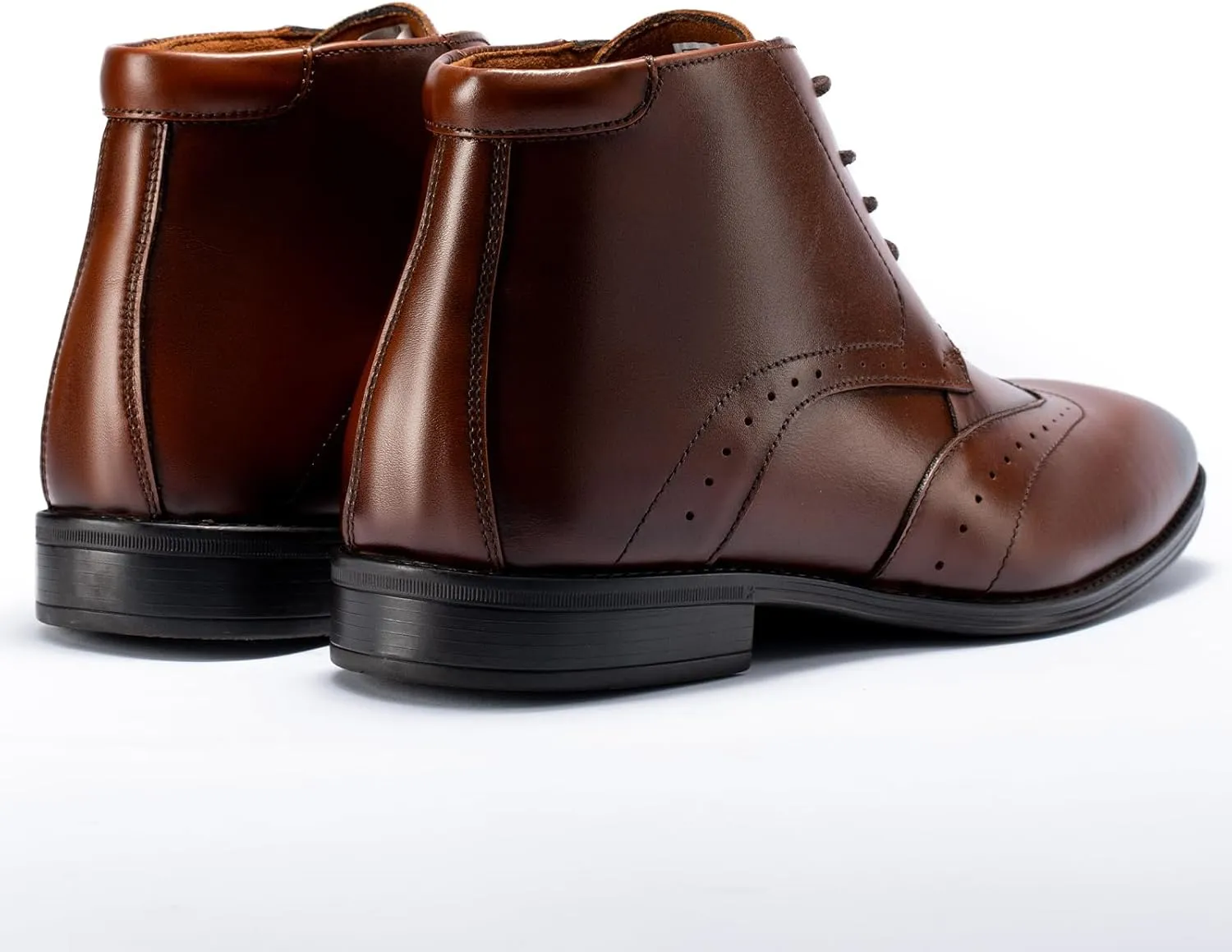 Holy dove Mens Dress Boots,Premium Leather Oxford Chukka, Waterproof Non-Slip Business Boots for Men??