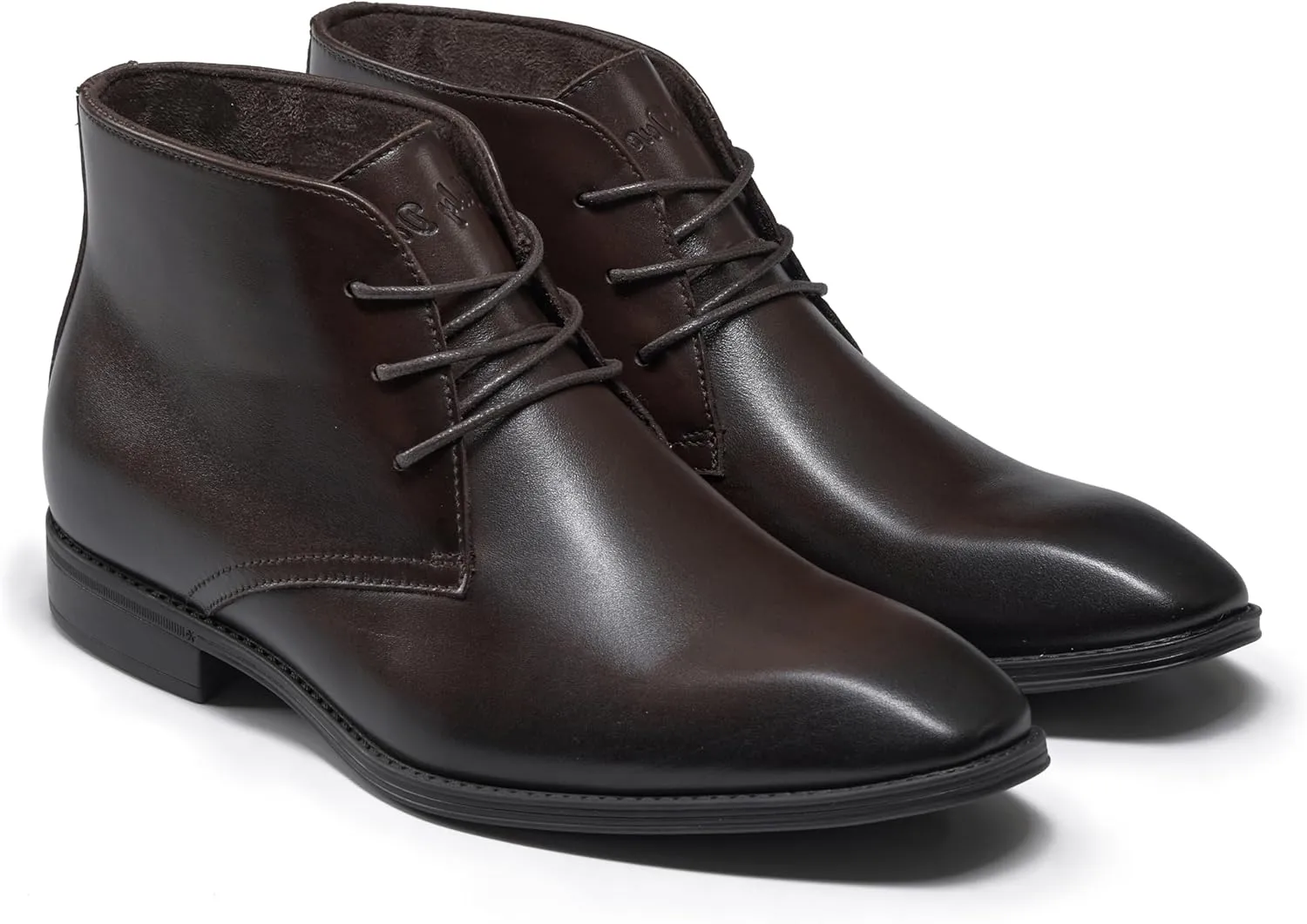 Holy dove Mens Dress Boots,Premium Leather Oxford Chukka, Waterproof Non-Slip Business Boots for Men??