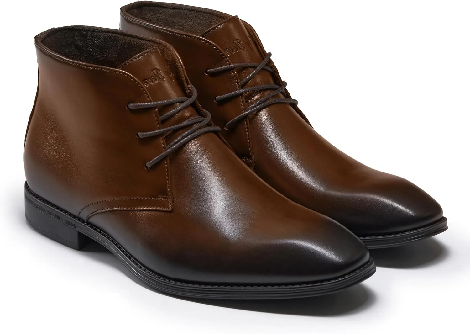 Holy dove Mens Dress Boots,Premium Leather Oxford Chukka, Waterproof Non-Slip Business Boots for Men??