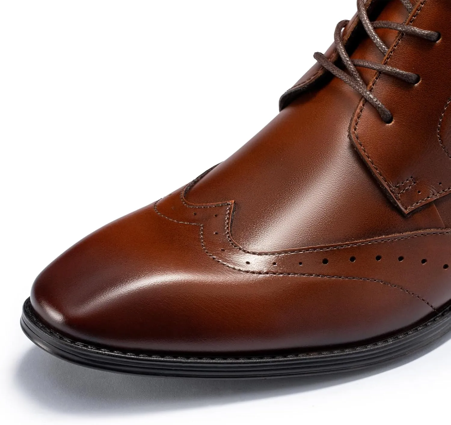 Holy dove Mens Dress Boots,Premium Leather Oxford Chukka, Waterproof Non-Slip Business Boots for Men??