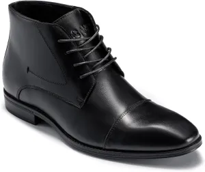 Holy dove Mens Dress Boots,Premium Leather Oxford Chukka, Waterproof Non-Slip Business Boots for Men??