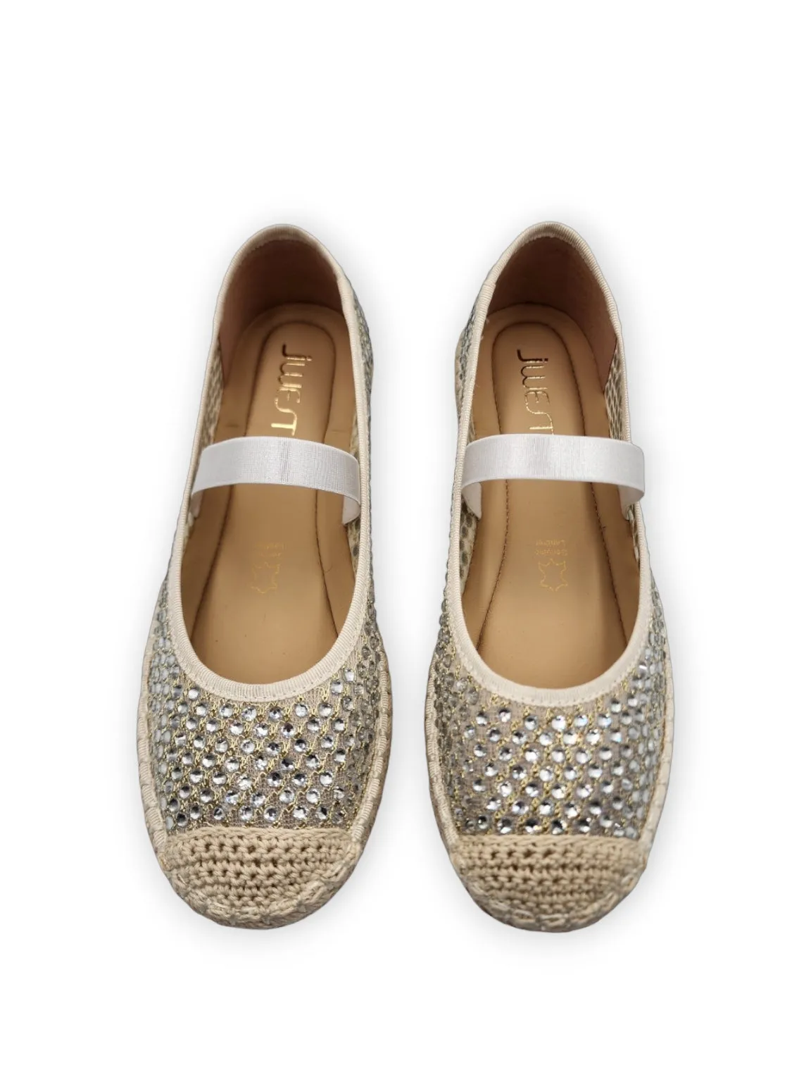 Jamie Walk Sparkly Espadrille Flat
