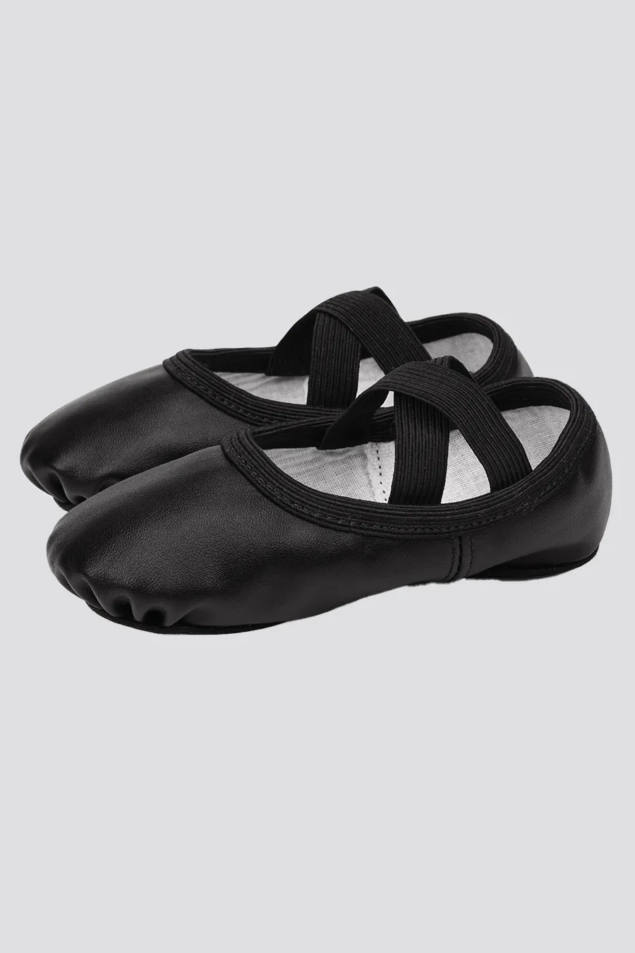 Kids PU Leather Ballet Shoes