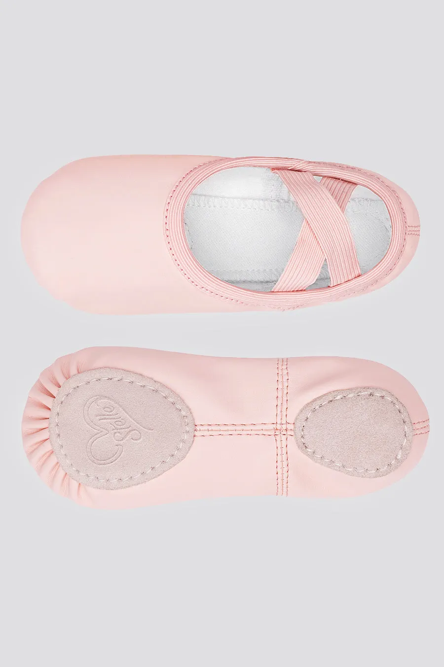 Kids PU Leather Ballet Shoes