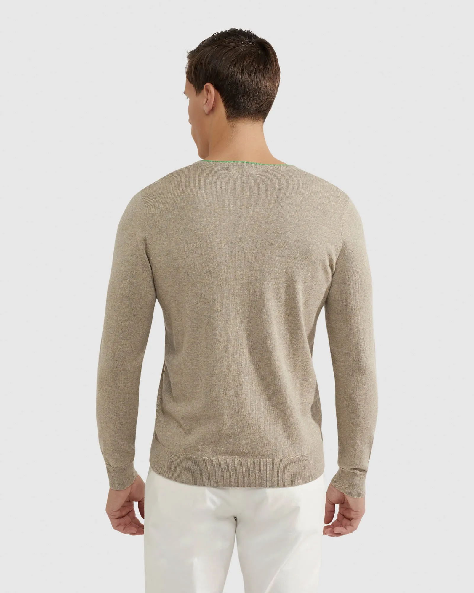 Lenny V Neck Cashmere Blend Pullovr