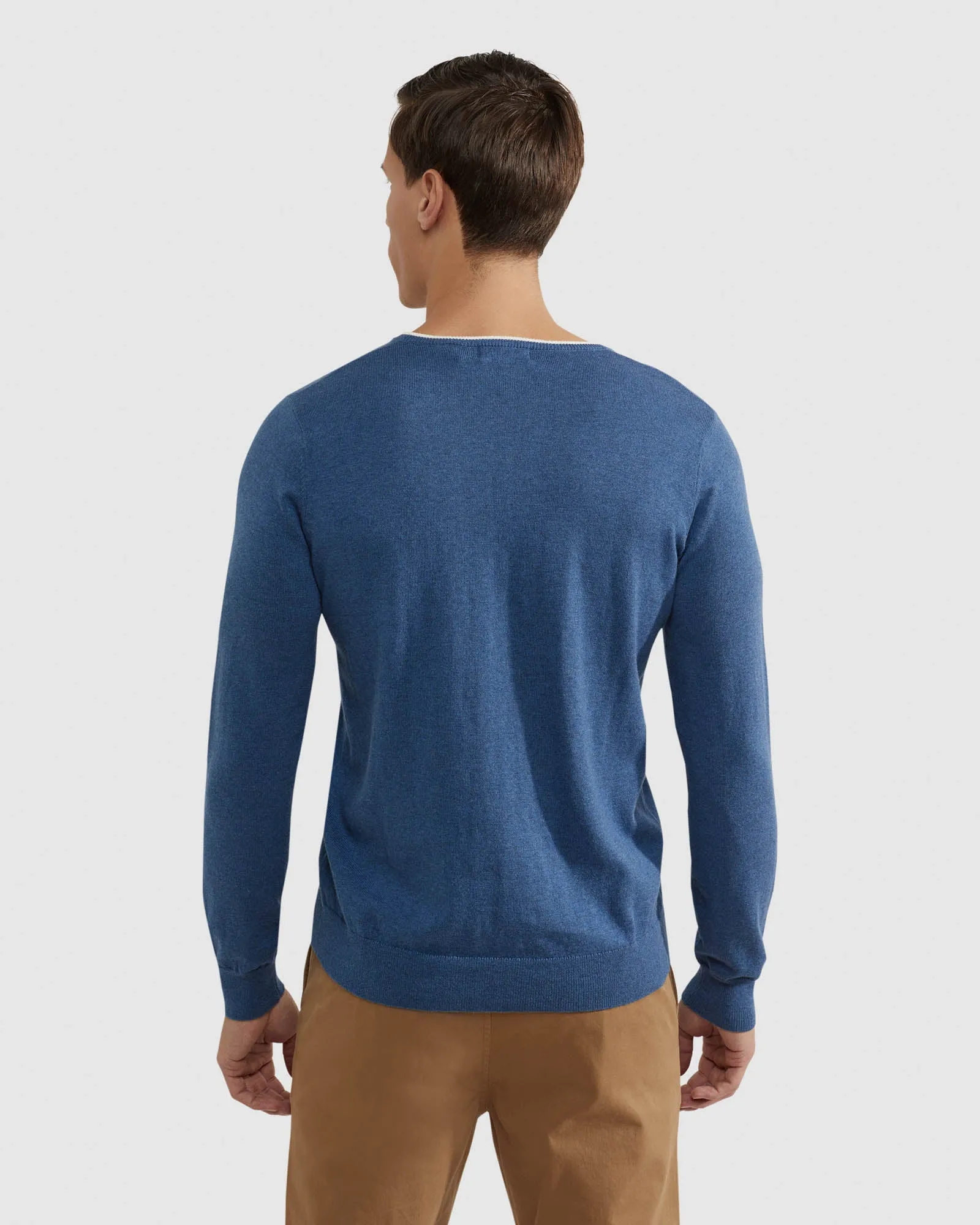 Lenny V Neck Cashmere Blend Pullovr