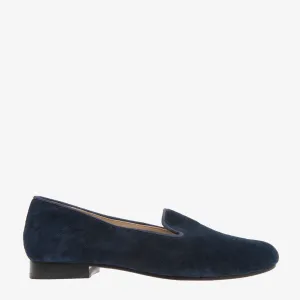 Lola Navy Suede Loafer Lola Navy Suede Loafer