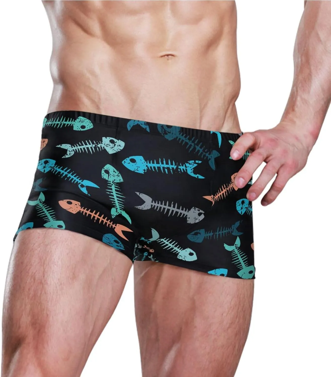 Men Pool Swimwear, Swim Brief Beach Bikini Thong Swimsuit Shorts(S-3XL)