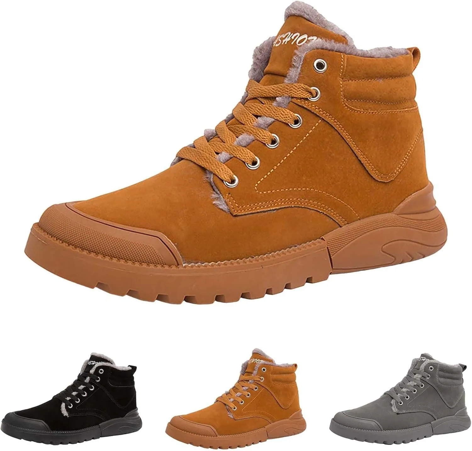 Men Work Boots Slip On Hiking Sneakers Shoes with Hook Loop Womens Working Shoes Food Service Waterproof Outdoor Work Botas Lightweight Hike Grounded Footwear