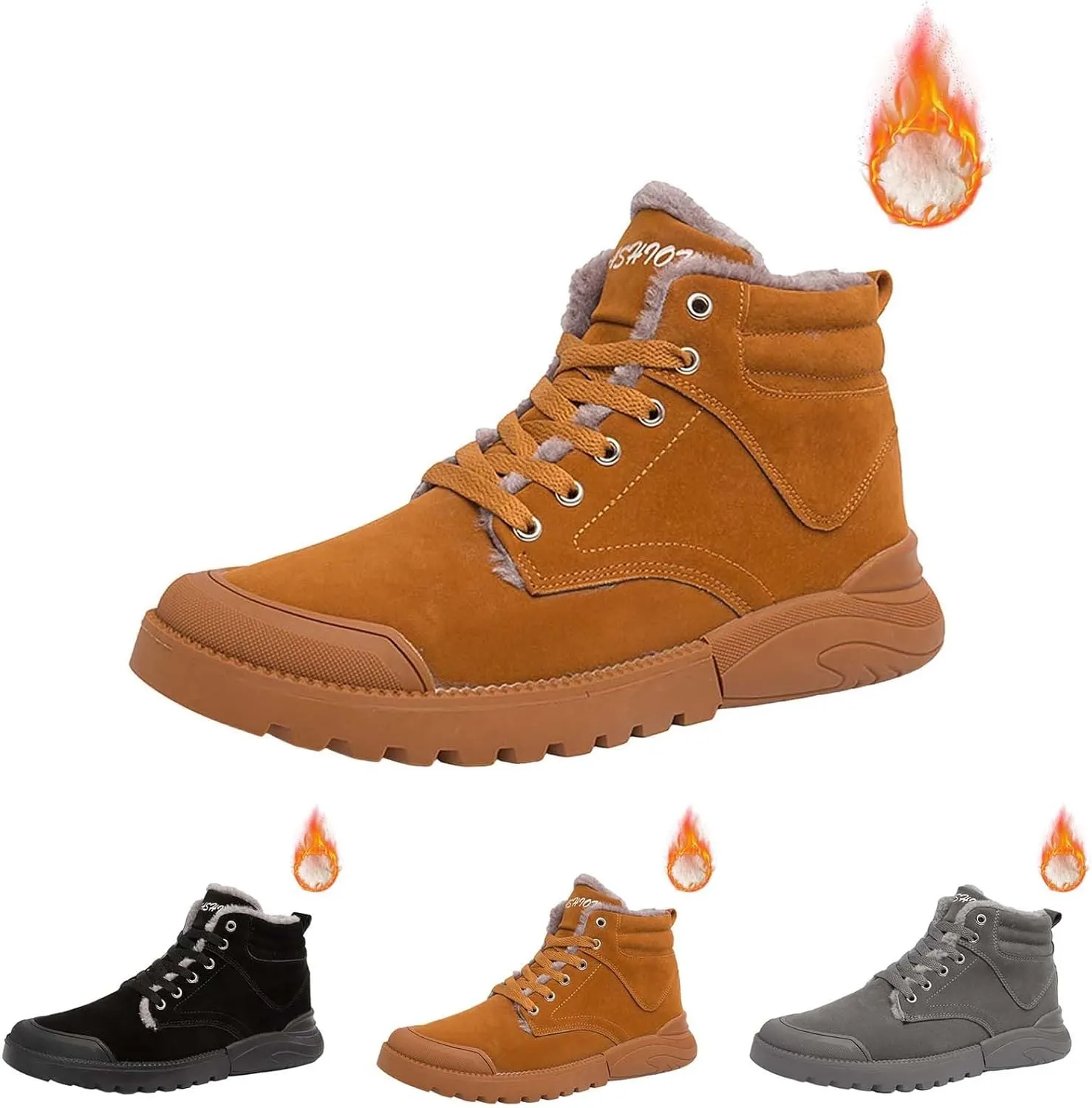 Men Work Boots Slip On Hiking Sneakers Shoes with Hook Loop Womens Working Shoes Food Service Waterproof Outdoor Work Botas Lightweight Hike Grounded Footwear