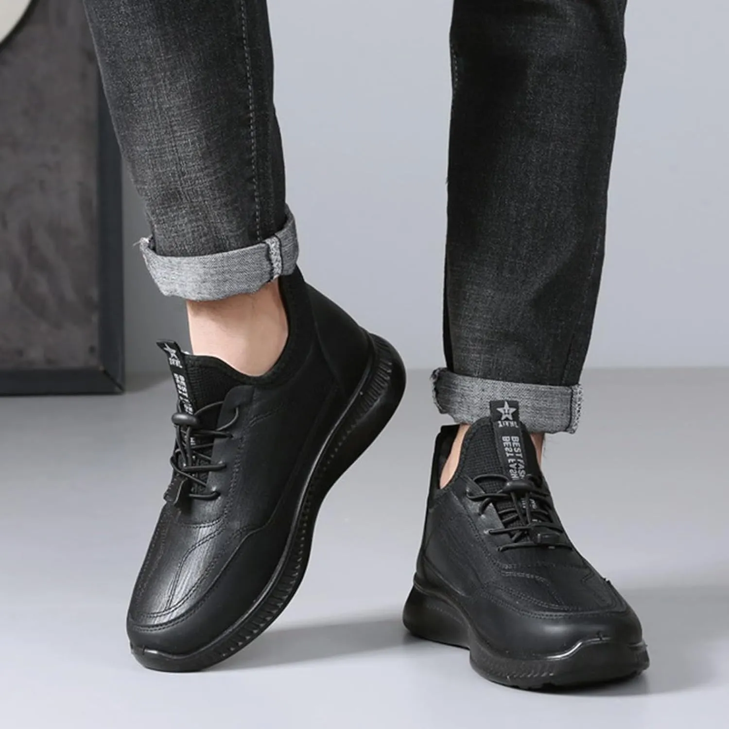 Men Work Boots Soft Toe Hiking Sneakers Boot with Comfort Safety Shoes for Women Composite Toe Waterproof Outdoor Shoes Leather Comfortable Hike Grounded Footwear