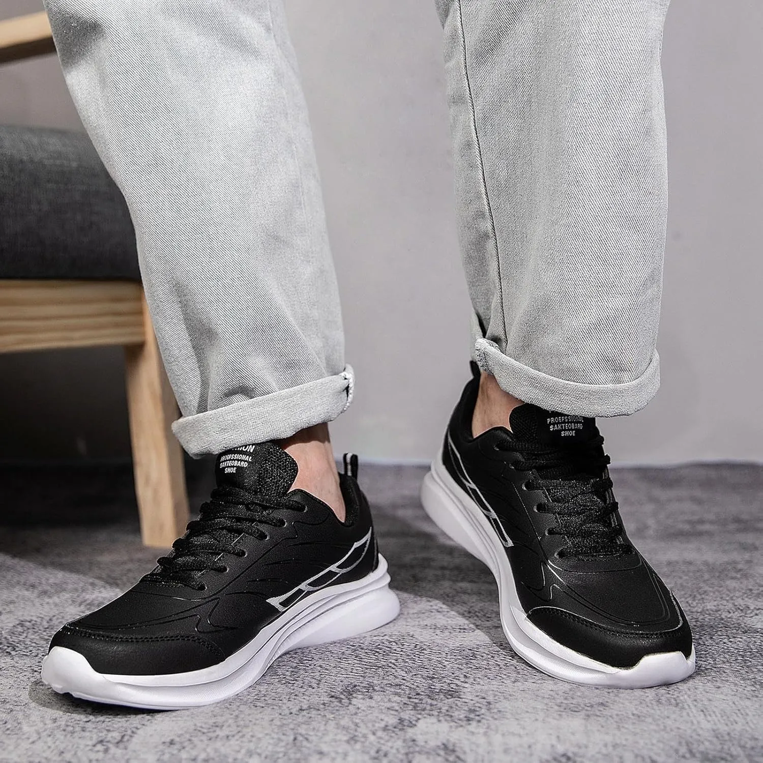 Mens Athletic Shoes Men's Fashion Sneakers Walking Shoe for Men Shoe for Men Running Trail Breathable Sneaker