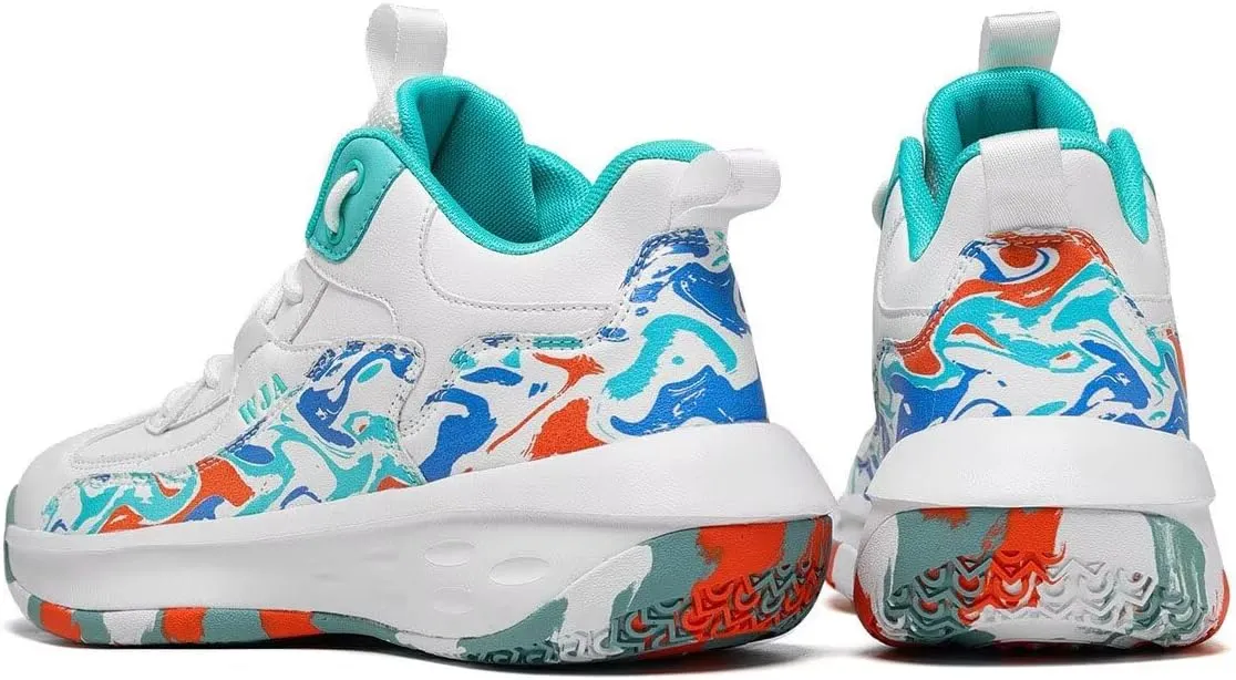 Men's Basketball Shoes Lightweight and Breathable Running Shoes Anti-Slip Outdoor Sports Shoes