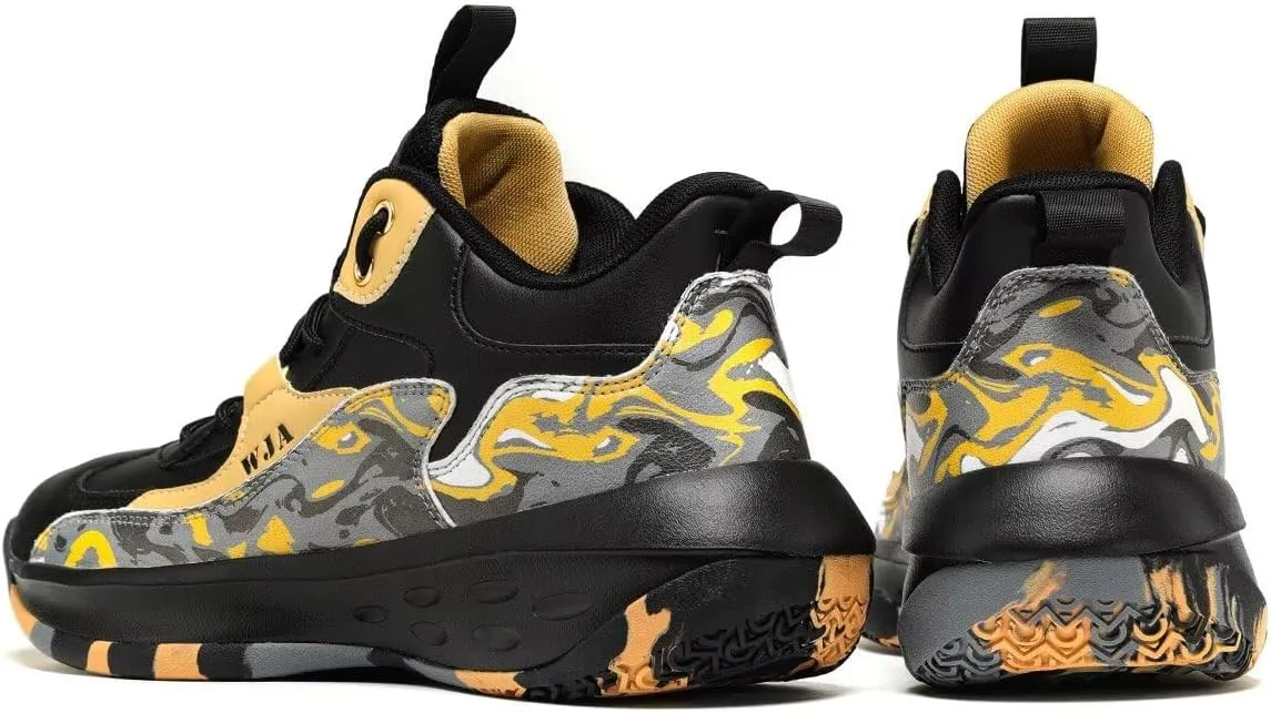 Men's Basketball Shoes Lightweight and Breathable Running Shoes Anti-Slip Outdoor Sports Shoes