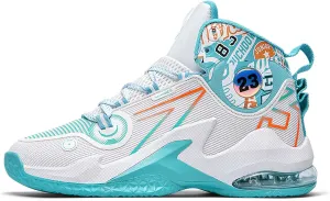 Men's Basketball Shoes,Air Cushioned Sole Provides Adequate CushioningArch Support High Top Basketball Shoes,Daily Training Shoes,Combat Basketball Shoes,Indoor and Outdoor Basketball Shoes