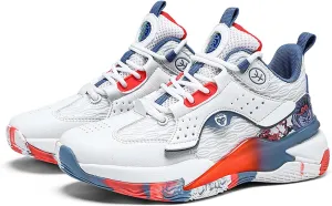 Mens Fashion Basketball Shoes Men's and Women's Non-Slip Casual Sneakers Women's Shock Absorption Lightweight Running Shoes