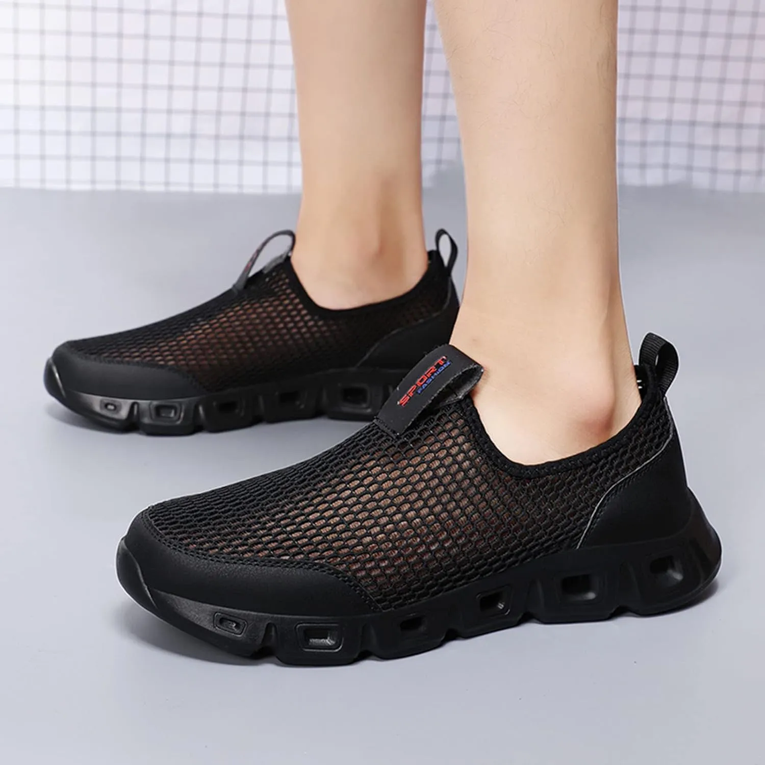 Men's Fashion Sneakers Mens Slip on Shoes Sneaker for Men Slip on Shoe for Men Sport Breathable Sneaker