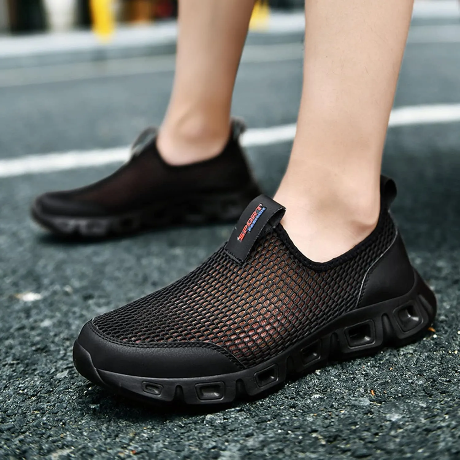 Men's Fashion Sneakers Mens Slip on Shoes Sneaker for Men Slip on Shoe for Men Sport Breathable Sneaker