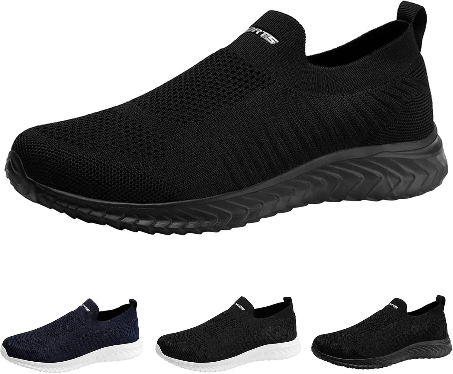 Men's Fashion Sneakers Mens Slip on Shoes Walking Shoe for Men Tennis Shoe for Men Running Trail Sport Sneaker