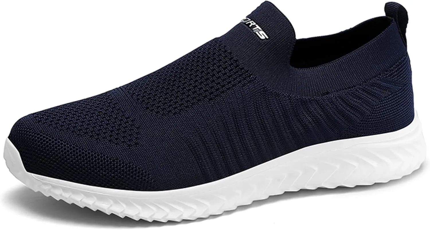 Men's Fashion Sneakers Mens Slip on Shoes Walking Shoe for Men Tennis Shoe for Men Running Trail Sport Sneaker