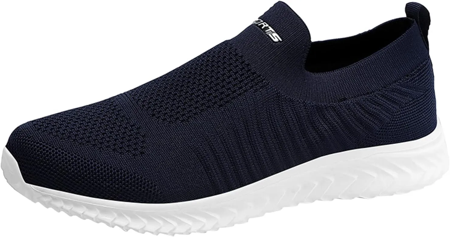 Men's Fashion Sneakers Mens Slip on Shoes Walking Shoe for Men Tennis Shoe for Men Running Trail Sport Sneaker