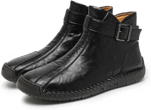 Men's Hiking Boots Waterproof Anti-slip Warm Casual Chukka Boots for Men Men's Fur-Lined Ankle Boots