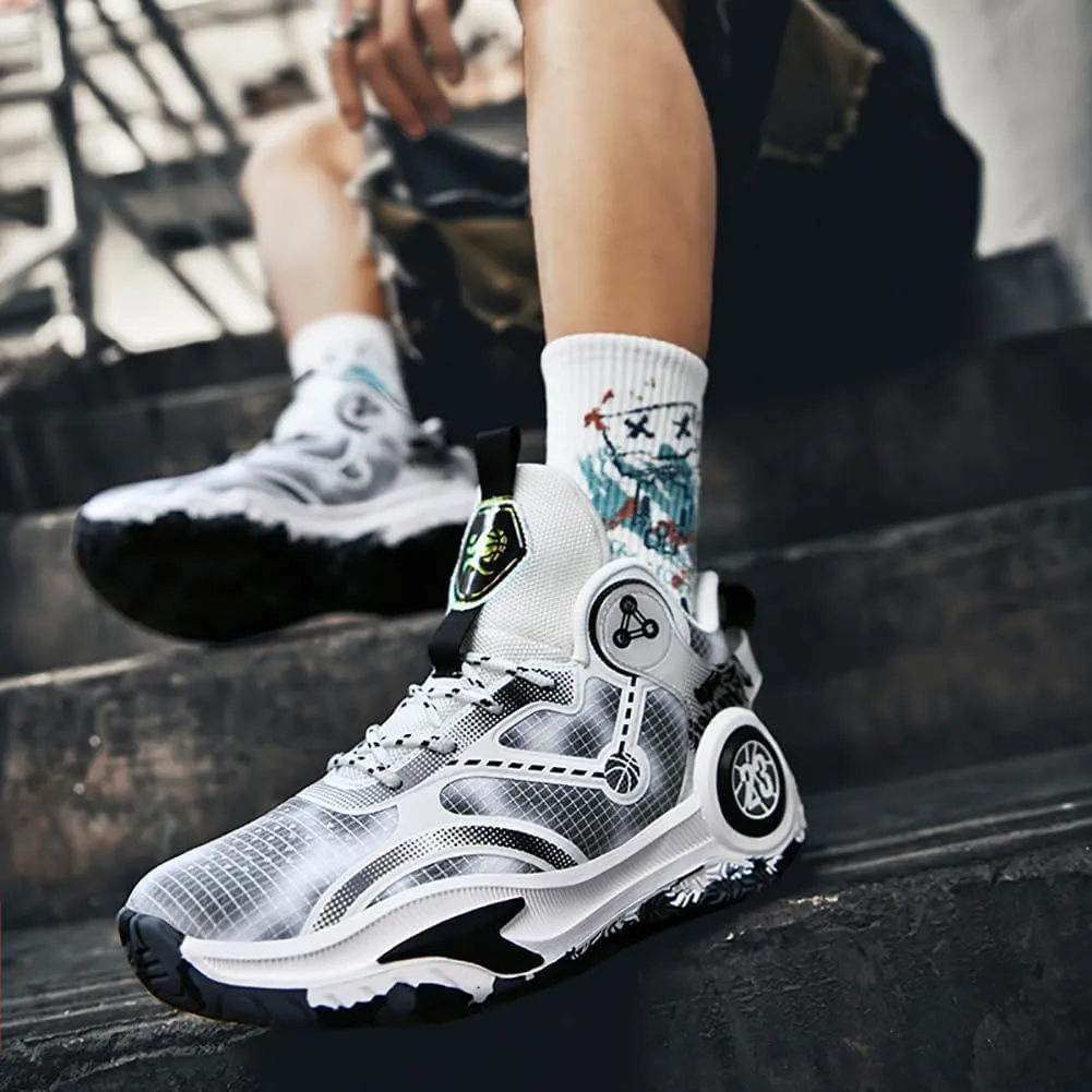 Men's Shoes Fashion Sports Shoes Breathable Running Shoes Men's Basketball Shoes Anti Slip Sports Shoes Couple Style