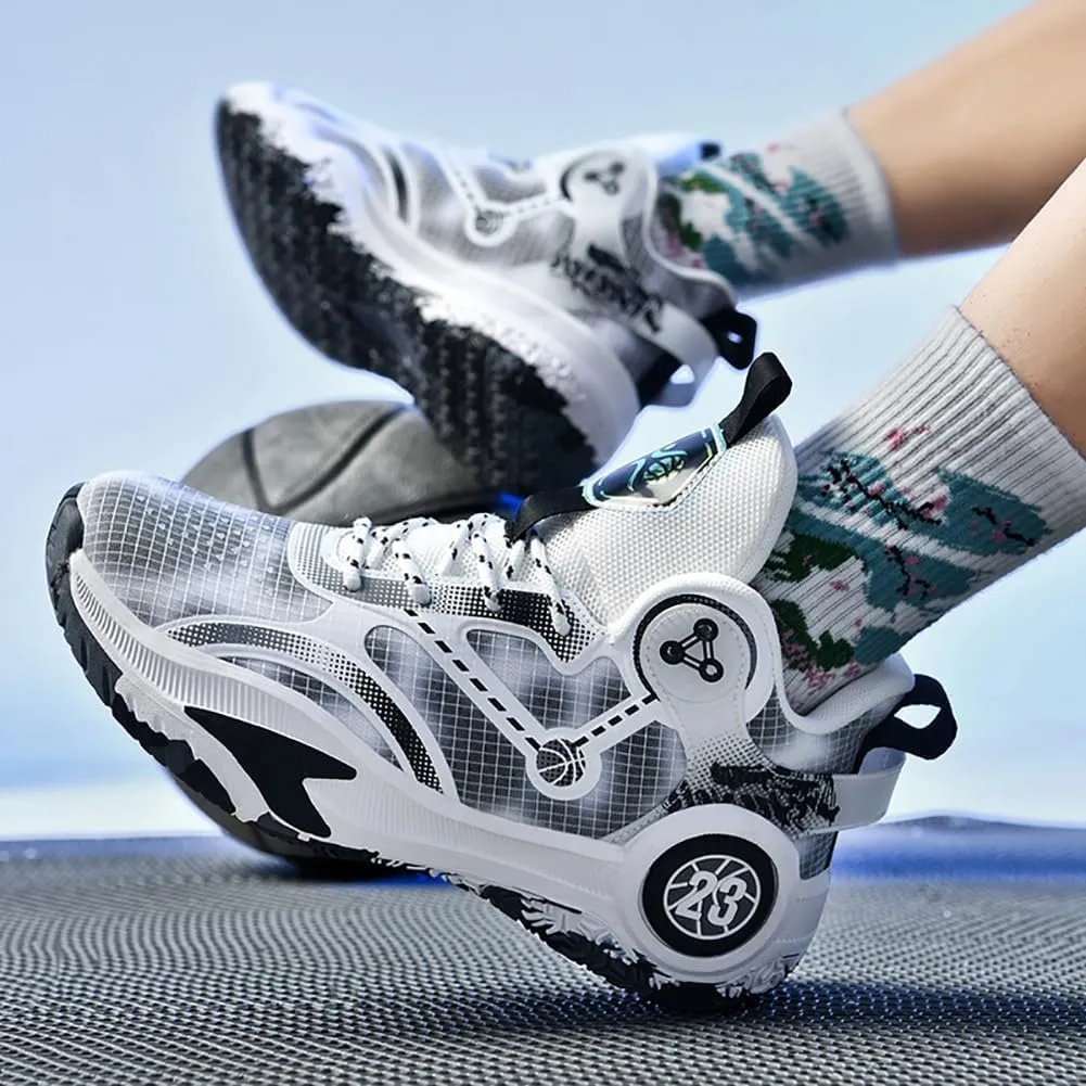 Men's Shoes Fashion Sports Shoes Breathable Running Shoes Men's Basketball Shoes Anti Slip Sports Shoes Couple Style