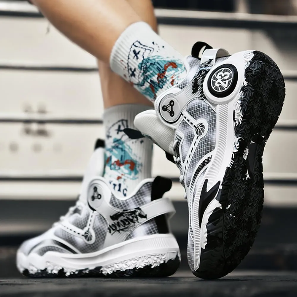 Men's Shoes Fashion Sports Shoes Breathable Running Shoes Men's Basketball Shoes Anti Slip Sports Shoes Couple Style