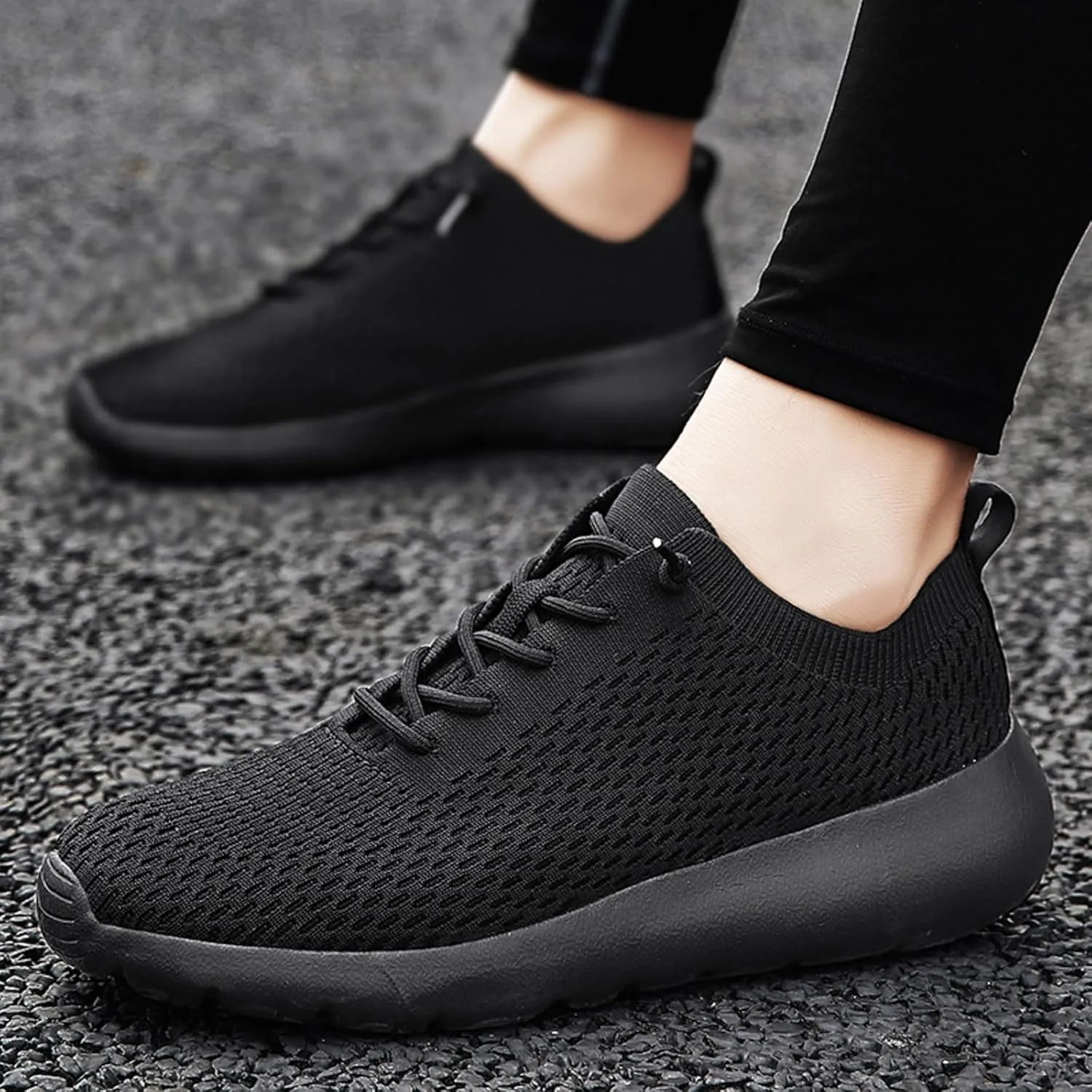 Mens Slip on Shoes Mens Athletic Shoes Slip on Shoe for Men Walking Shoe for Men Running Trail Mesh Sneaker
