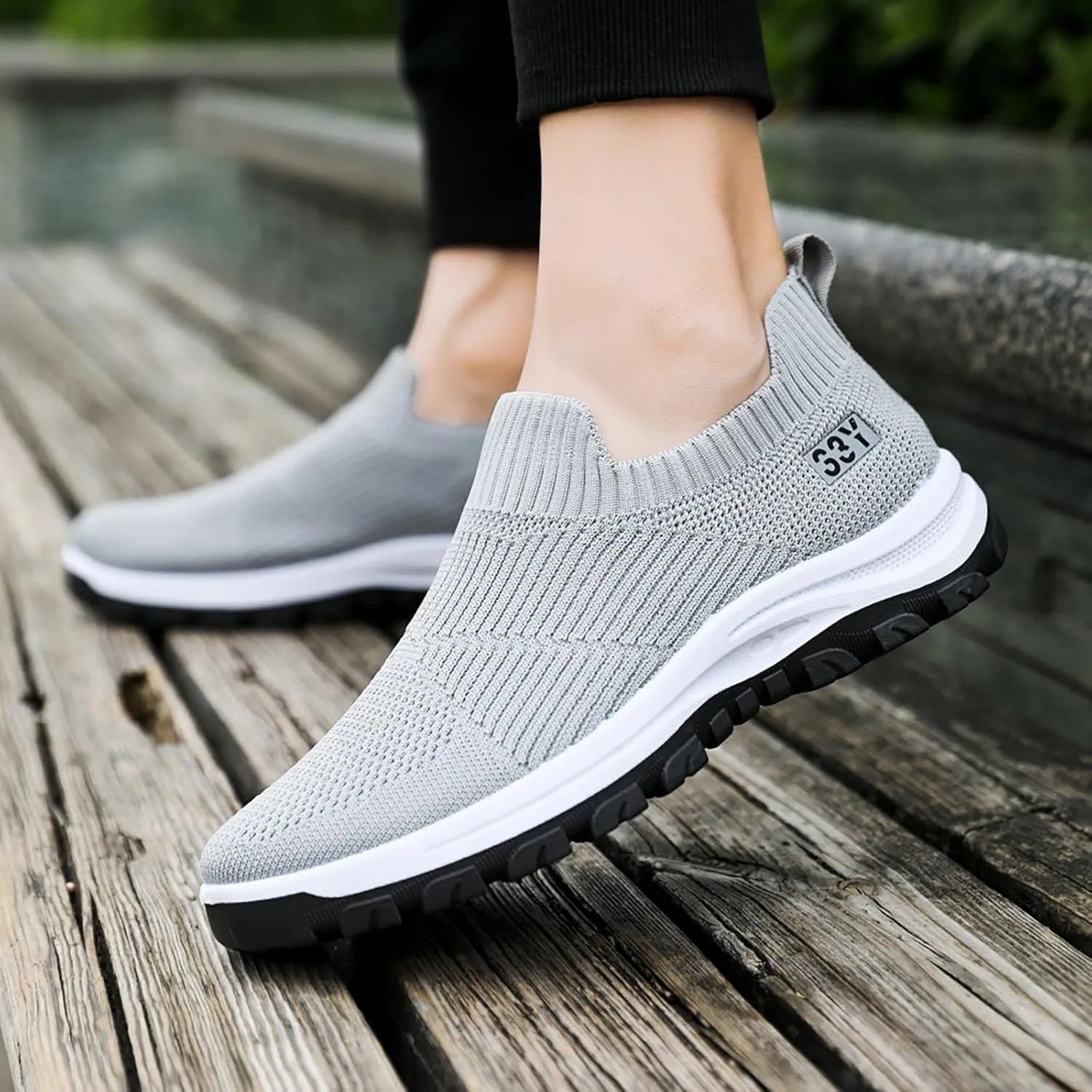 Mens Slip on Shoes Men's Sneakers Shoe for Men Tennis Shoe for Men Running Trail Lightweight Sneaker