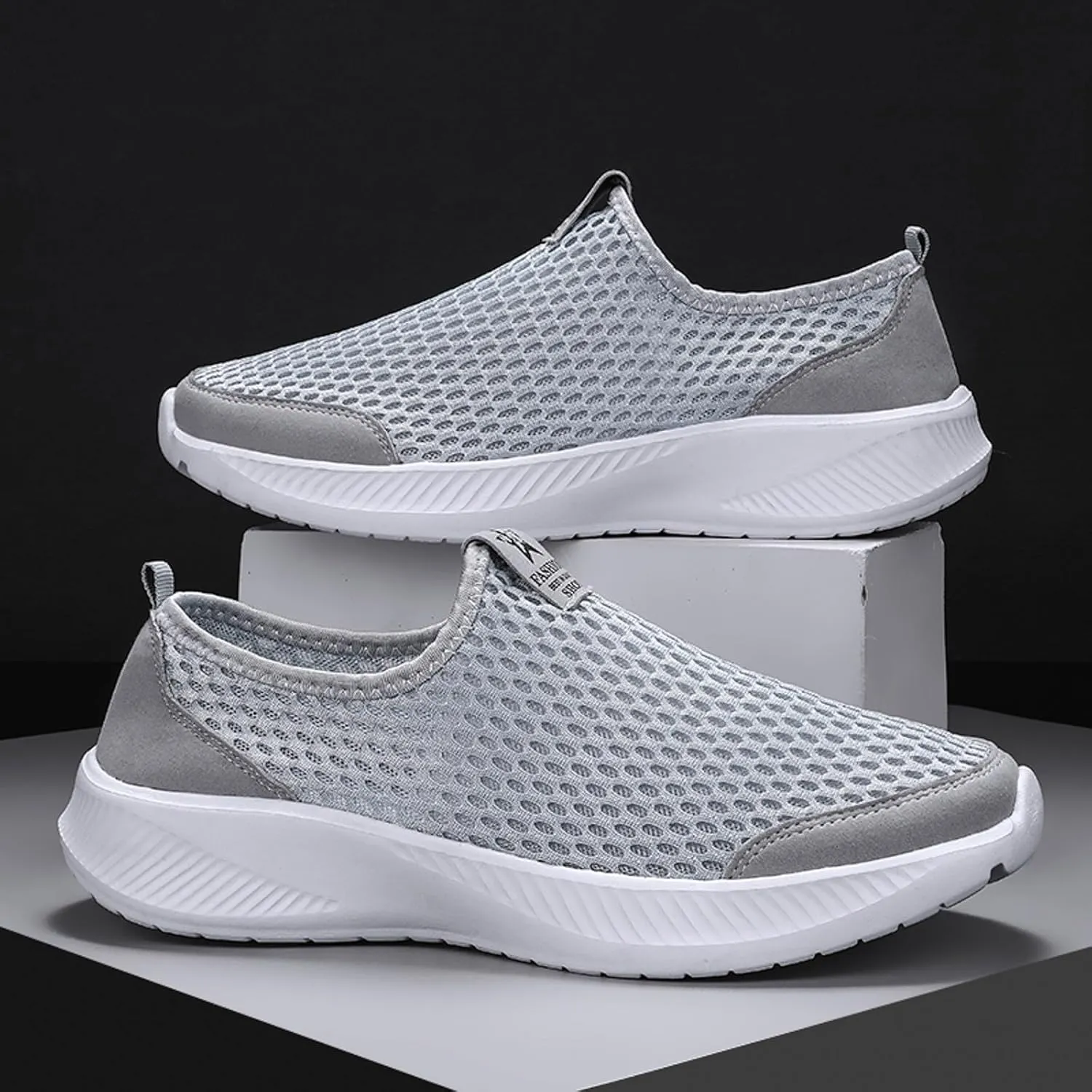 Mens Slip on Shoes Mens Walking Shoes Slip on Shoe for Men Walking Shoe for Men Comfortable Mesh Sneaker