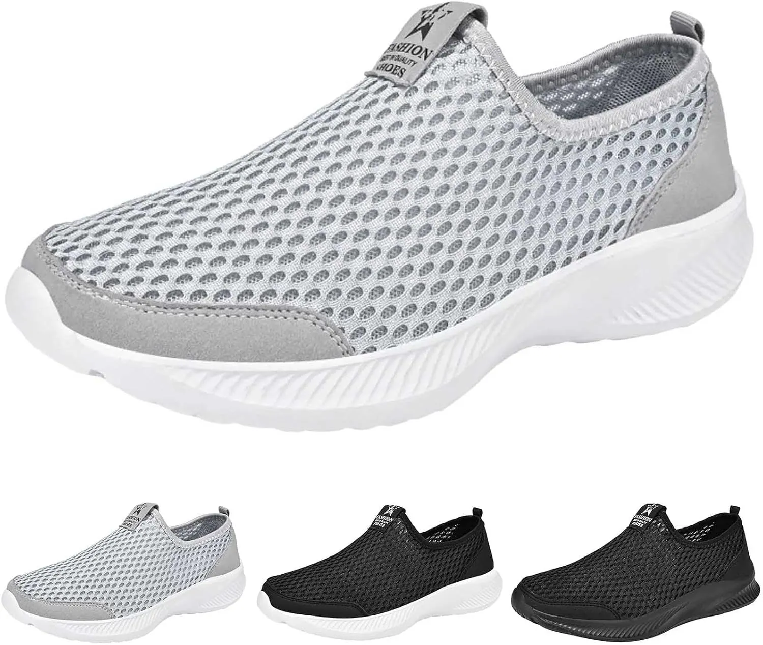 Mens Slip on Shoes Mens Walking Shoes Slip on Shoe for Men Walking Shoe for Men Comfortable Mesh Sneaker
