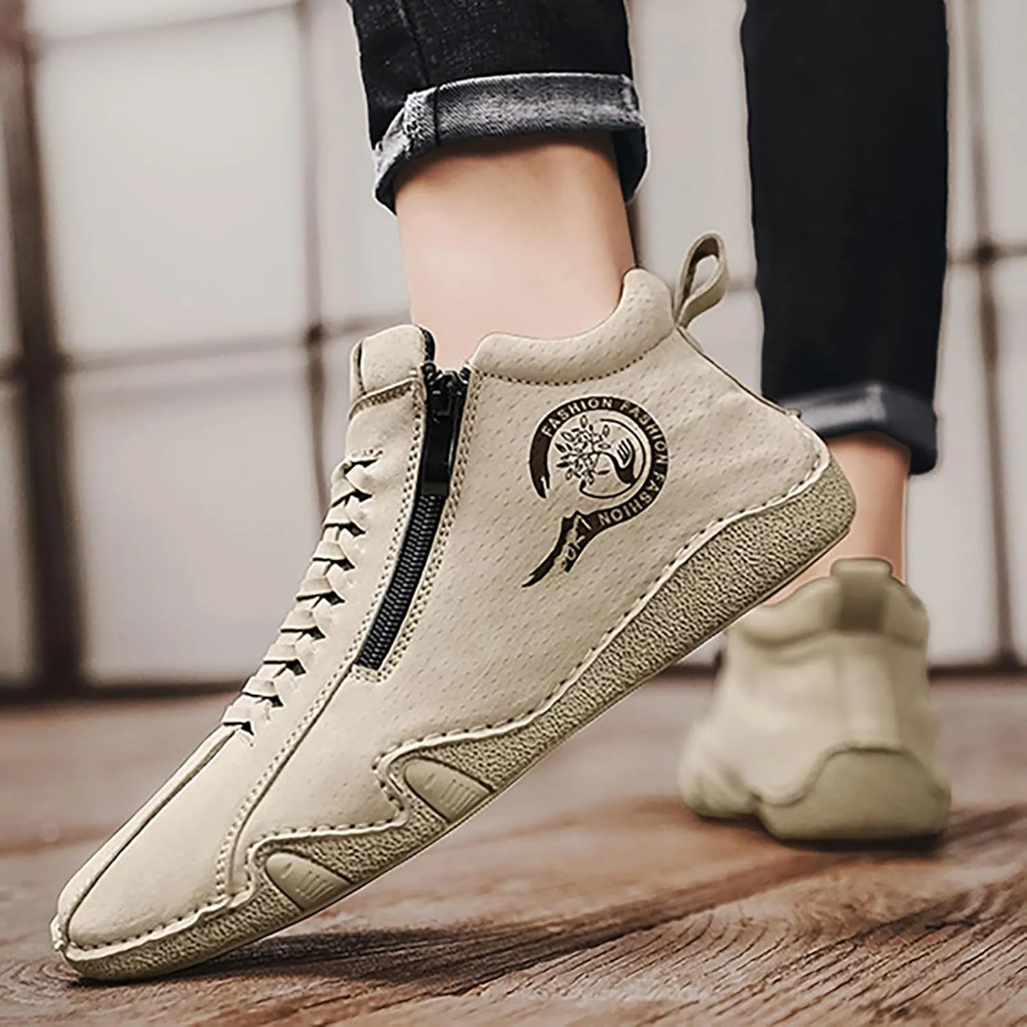 Men's Sneakers Men's Fashion Sneakers Walking Shoe for Men Slip on Shoe for Men Athletic Gym Breathable Sneaker