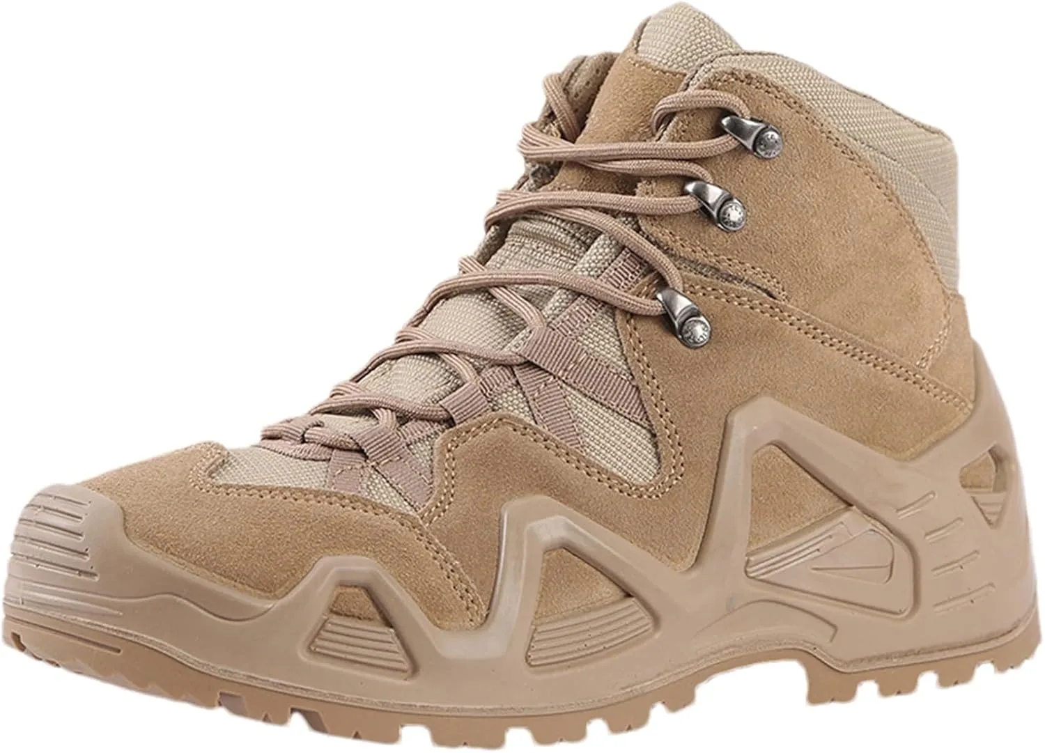 Men's Tactical Boots, Waterproof Hiking Work Boots, Lightweight Military Boots, Breathable Desert Boots,Low Cut Training Boots,Great in Hiking, Work, Tactical, Army, Hunting
