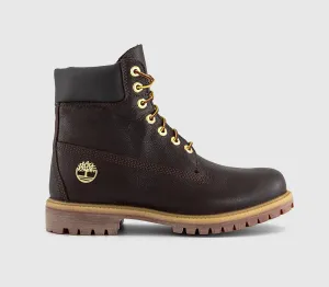 Mens Timberland 6 In Buck Boot Dark Brown Full Grain