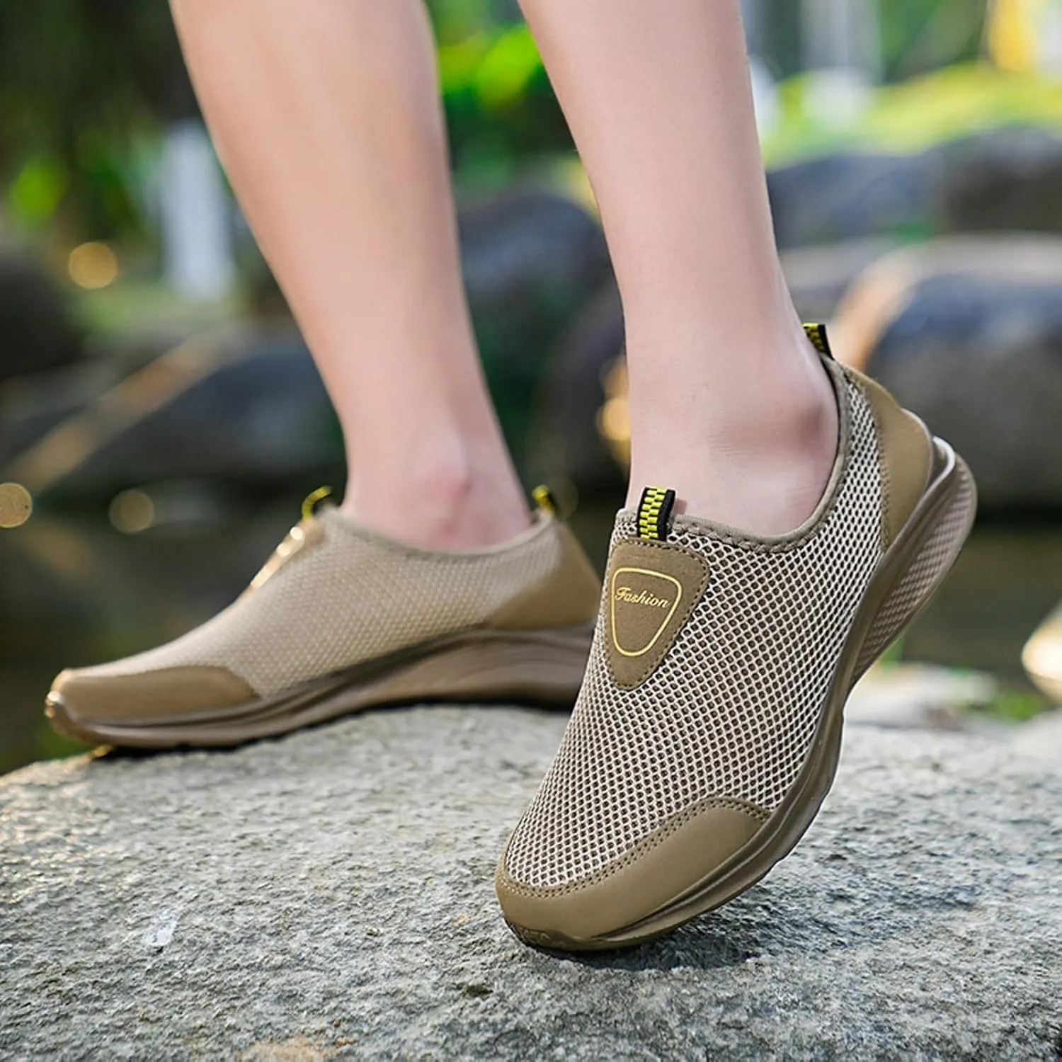 Mens Walking Shoes Mens Slip on Shoes Shoe for Men Slip on Shoe for Men Mesh Sport Sneaker