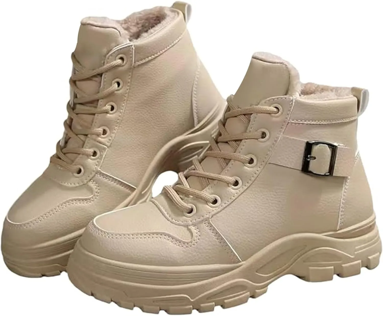 Men's Work Boots Soft Toe Hiking Sneakers Warm Fur Lined Womens Safety Shoes Steel Toe Winter Backpacking Snow Botas Warm Water Hike Grounded Footwear