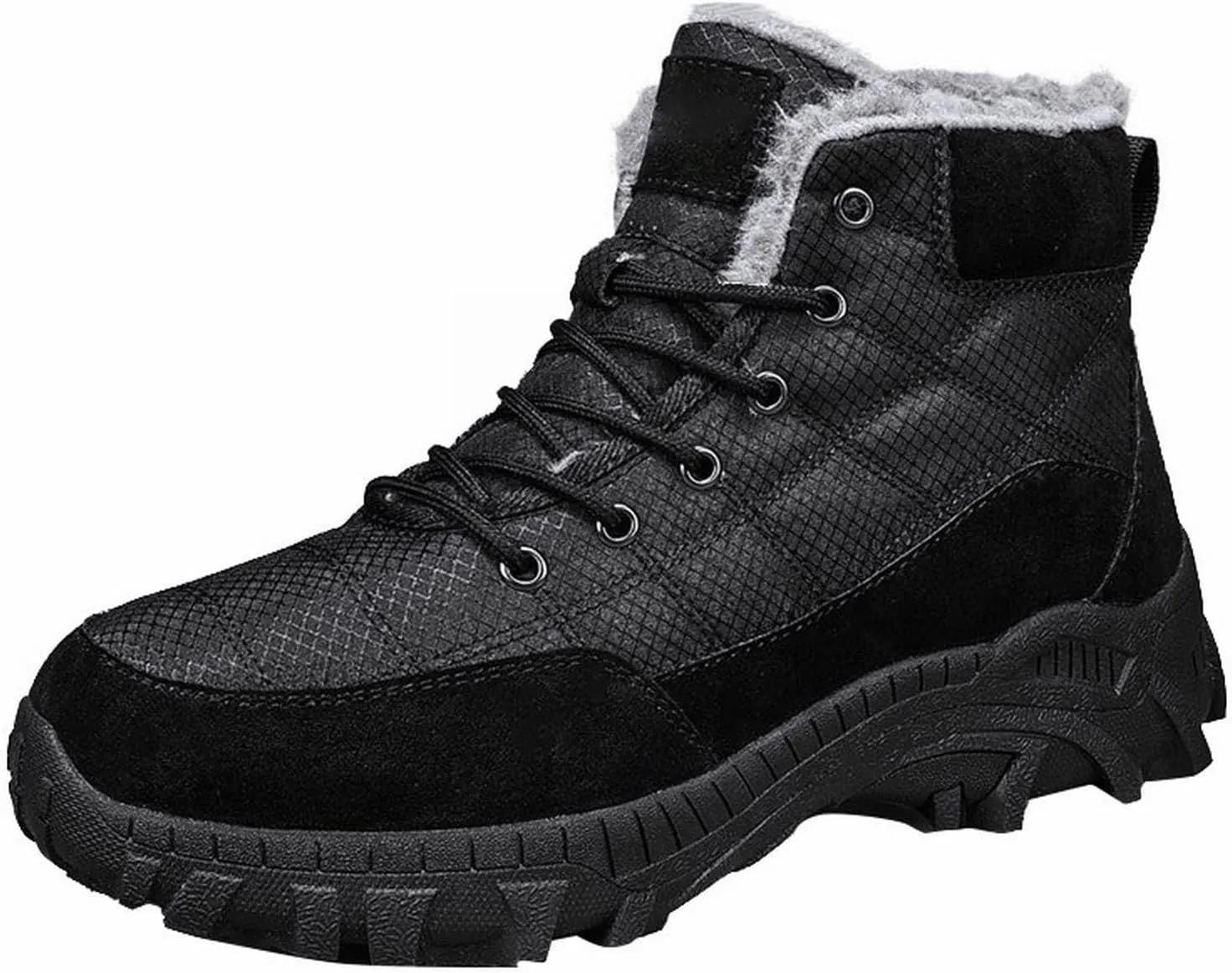Mens Work Boots Steel Toe Hiking Sneakers Ankle Ladies Safety Toe Shoes for Women with Zipper Platform Shoes Composite Toe Botas Hike Grounded Footwear