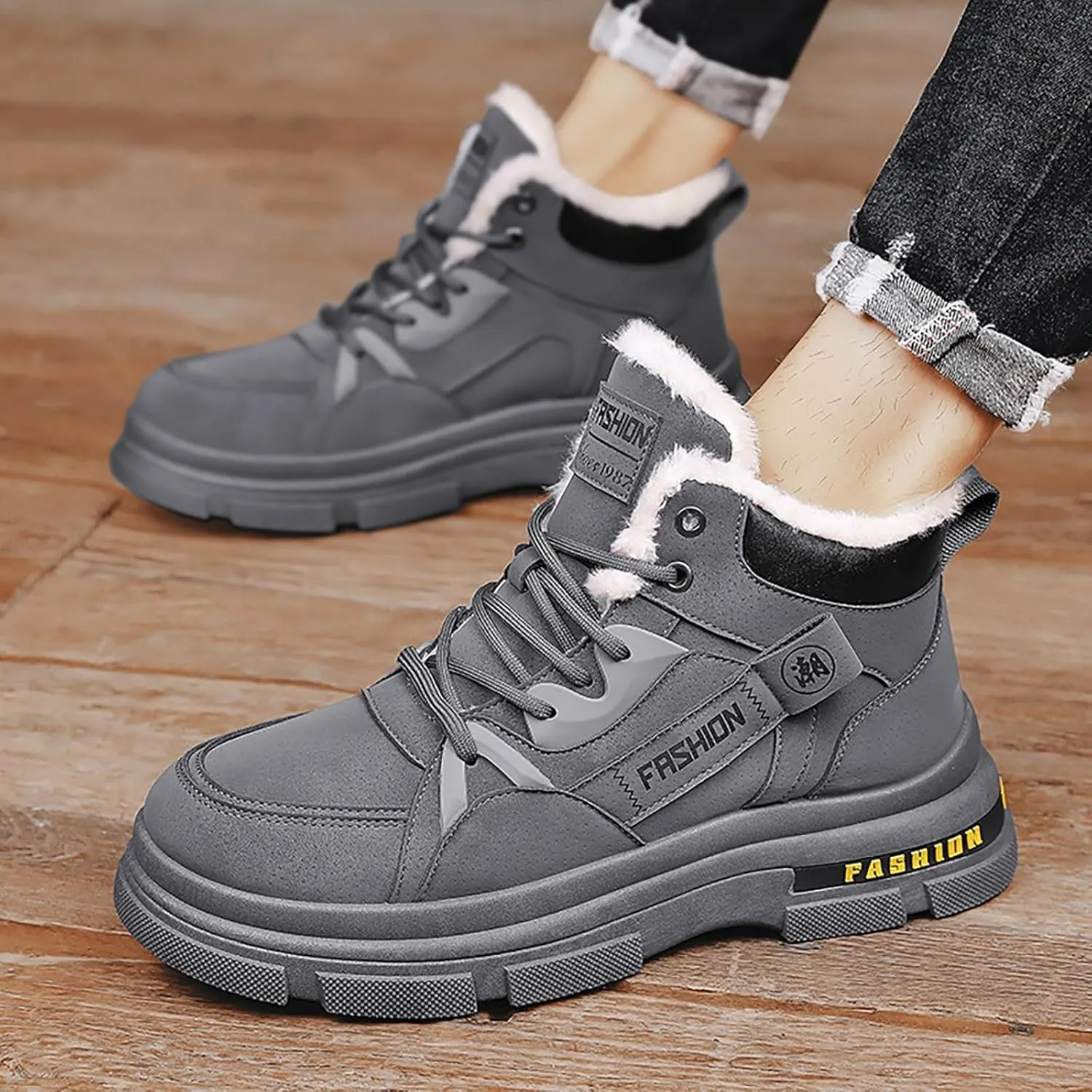Mens Work Boots Steel Toe Hiking Sneakers Ankle Ladies Women Workout Shoes Non Slip Non Slip Shoes Food Service Waterproof Hike Grounded Footwear