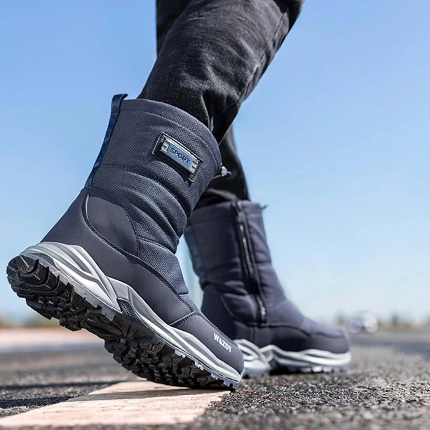 Mens Work Boots Steel Toe Hiking Sneakers Ankle Ladies Working Shoes for Women Slip On Composite Safety Toe Waterproof Industrial Casual Hike Grounded Footwear
