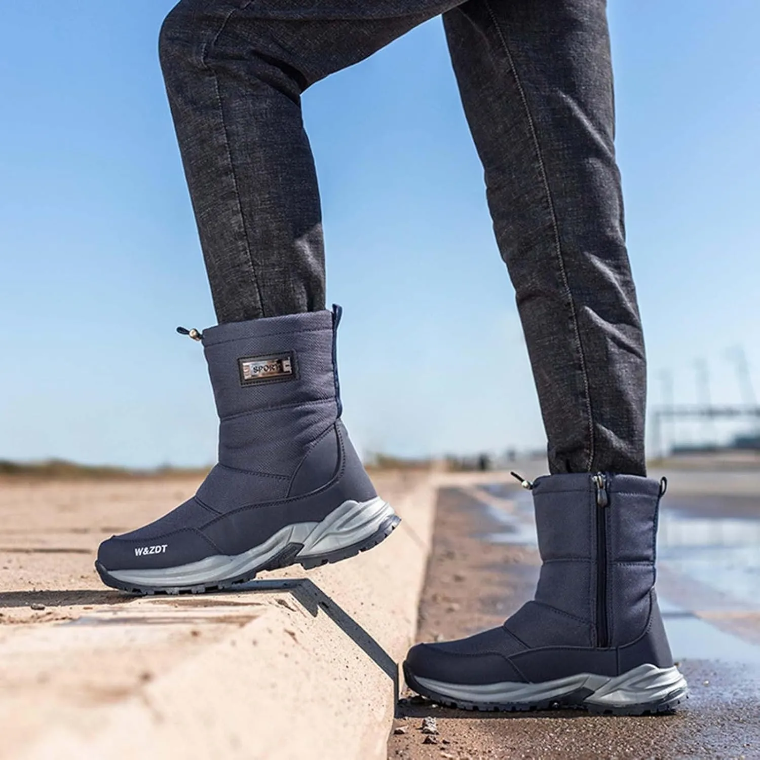 Mens Work Boots Steel Toe Hiking Sneakers Ankle Ladies Working Shoes for Women Slip On Composite Safety Toe Waterproof Industrial Casual Hike Grounded Footwear