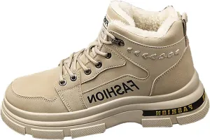 Mens Work Boots Waterproof Hiking Sneakers Warm Ankle Safety Shoes for Women Insulated Platform Shoes Slip Resistant Safety Hike Grounded Footwear