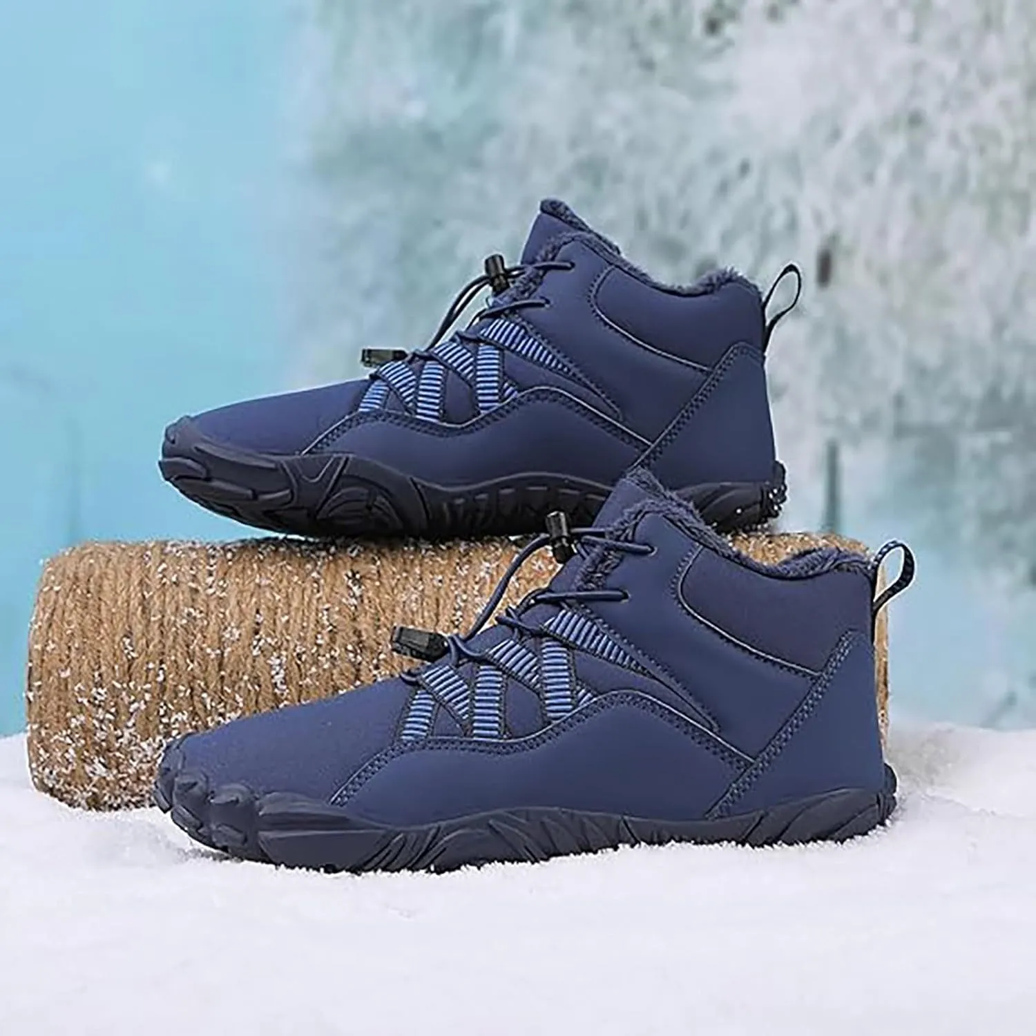 Men's Work Boots Wide Width Hiking Sneakers Warm Booties Women's Workout Shoes Food Service Outdoor Botas Waterproof Soft Toe Work Hike Grounded Footwear