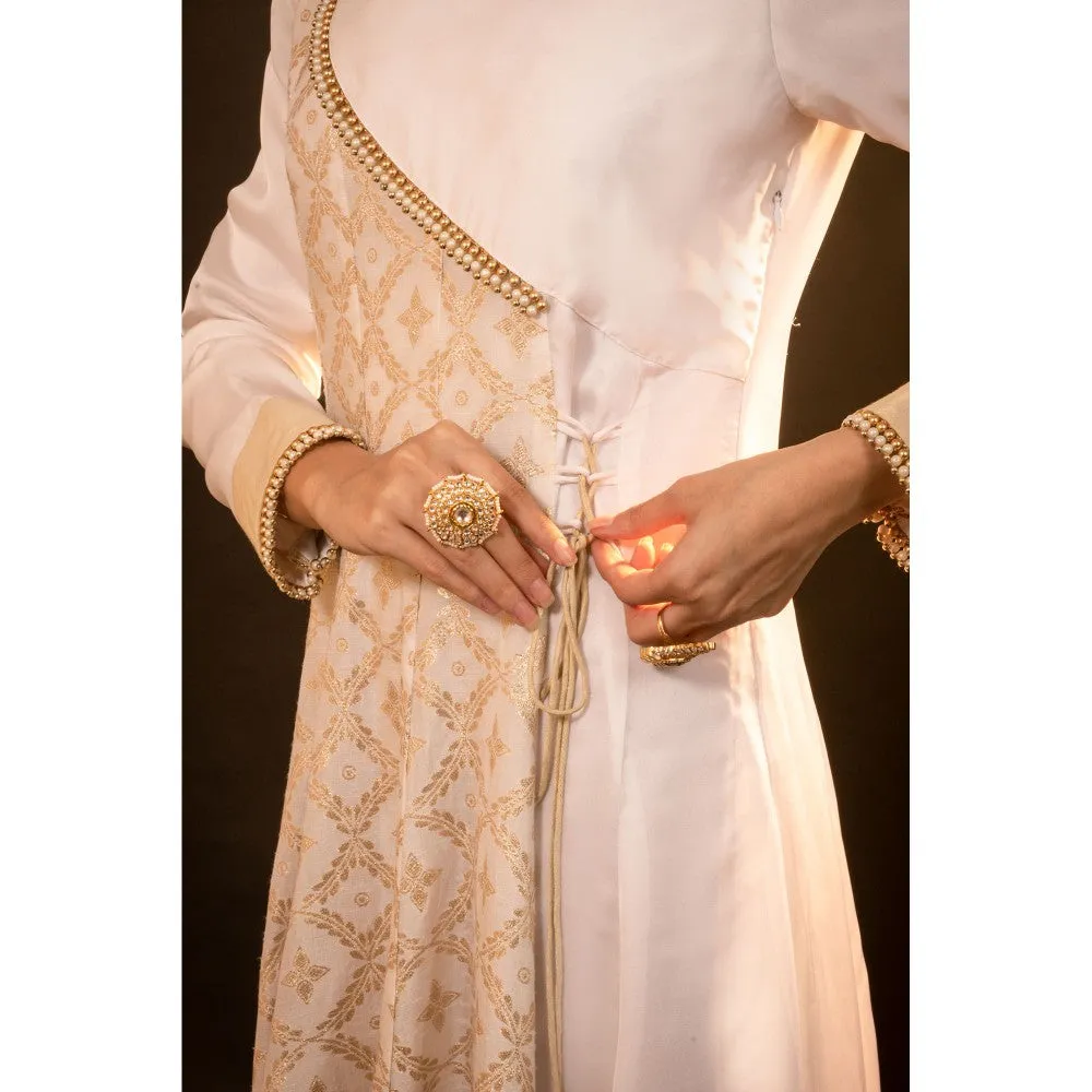 Monk & Mei Macy Anarkali Kurta With Dupatta (Set of 2)