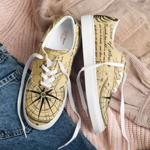 Nautical Men's Lace Up Canvas Shoes