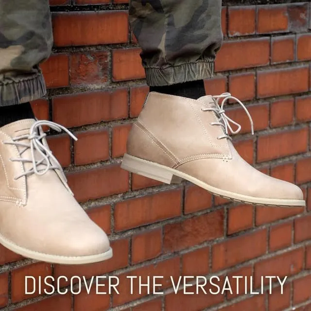 Neat Footwear Men's Chukka Boots - Lace Up, Full Grain Leather Boots with Carry Bag - Latex Insole and Hand-Stacked Rubber and Wood Sole - Casual Dress Boots for Men